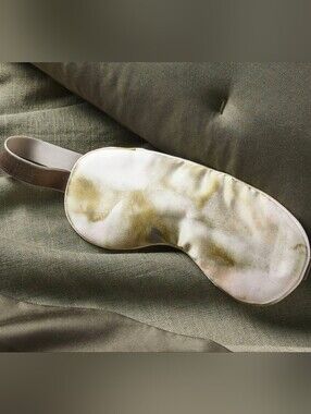 Casaluna Satin Sleep Mask Watercolor Patten Design